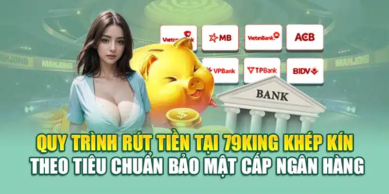 Rút Tiền 79KING 4 Quy trình rút tiền tại 79King khép kín theo tiêu chuẩn bảo mật cấp ngân hàng