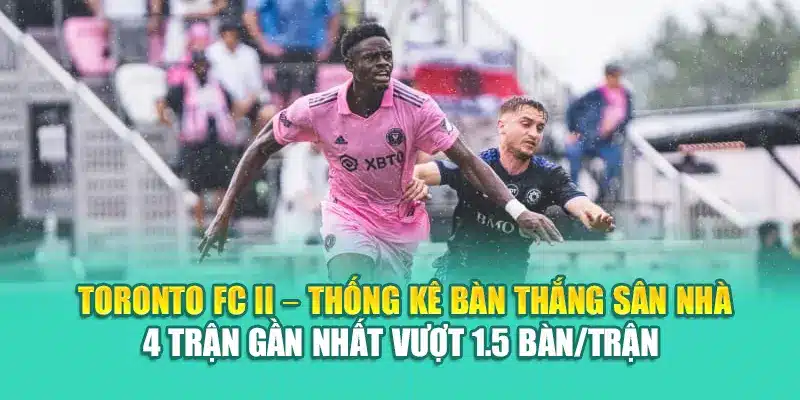 Soi Kèo Bóng Đá Toronto FC II Vs Inter Miami CF II Từ 79king200.com 1 Toronto FC II – Thống kê bàn thắng sân nhà 4 trận gần nhất vượt 1.5 bàn/trận